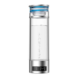 Botella de Agua Rica en Hidrógeno de Alta Concentración 6000ppb, Generador de Agua Hidrogenada Portátil de Vidrio con Alimentación USB para Automóvil y Uso en Exteriores - Product Image 4