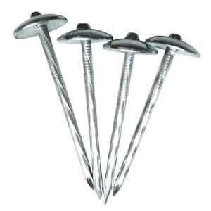 หัวร่ม9X2.5 bwg ตะปูหลังคาชุบสังกะสี clavo de calamina CON jebprecio 2 1/2 "3'' - Product Image 4