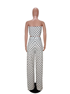 Ensemble 2 pièces pour femmes, haut et pantalon à imprimé léopard, design populaire, points ondulés, printemps - Product Image 6