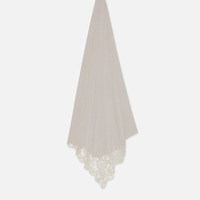 En gros Hijab en jersey premium Merrachi avec bordure en dentelle de luxe, Hijab en jersey premium Merrachi, Hijab Merrachi Bambou