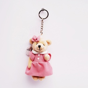 OEM tùy chỉnh sang trọng Keychain Thú nhồi bông đồ chơi tùy chỉnh mini dễ thương Gấu bông nhồi bông Keychain mềm đồ chơi động vật Keyring - Product Image 3