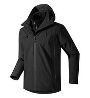 Veste d'hiver matelassée pour homme avec rembourrage 90% duvet de canard blanc, capuche amovible, impression graphène, personnalisable, vente en gros