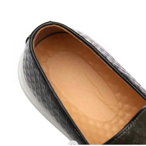 Mocassins plateforme pour hommes, décontractés et habillés, avec boucle mors de cheval, motif croco, semelle épaisse, à enfiler - Product Image 4