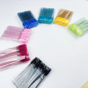 Usa e getta di Plastica Mini Silicone Bacchetta Mascara Spazzole Per Strumenti di Estensione Del Ciglio Della Sferza Dell'occhio Accessori - Product Image 6