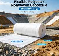 Géotextile non tissé flexible pour un drainage efficace dans les travaux de terrassement