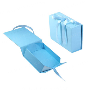 Tùy Chỉnh Phẳng Gấp Hộp Quà Tặng Rỗng Lớn Trang Trí Hộp Quà Tặng Với Nắp Từ Tính Cho Đám Cưới Bên Phù Dâu Đề Nghị Hộp - Product Image 3