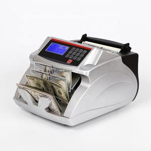 เครื่องนับ<span class=keywords><strong>ธน</strong></span>บัตรความแม่นยำสูง 2818 รองรับหลายสกุล<span class=keywords><strong>เงิน</strong></span> พร้อมระบบตรวจจับ UV MG สำหรับ USD EUR IQD TRY เหมาะสำหรับธนาคารและธุรกิจ<span class=keywords><strong>แลก</strong></span>เปลี่ยนเงิน - Product Image 1