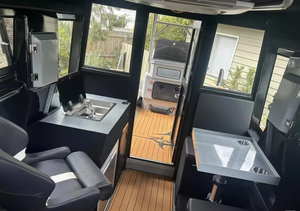 6,85 m 23ft Fischerboote Fabrik preis Easy craft Aluminium Gospel Ocean Fischerboot Deep V Big Size Weight Vessels mit Anhänger - Product Image 6