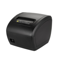 Impresora Térmica de Recibos USB LAN de Escritorio de 80mm, Alta Velocidad 230mm/s, 203DPI, Multi-OS, SDK, para Punto de Venta, Supermercado