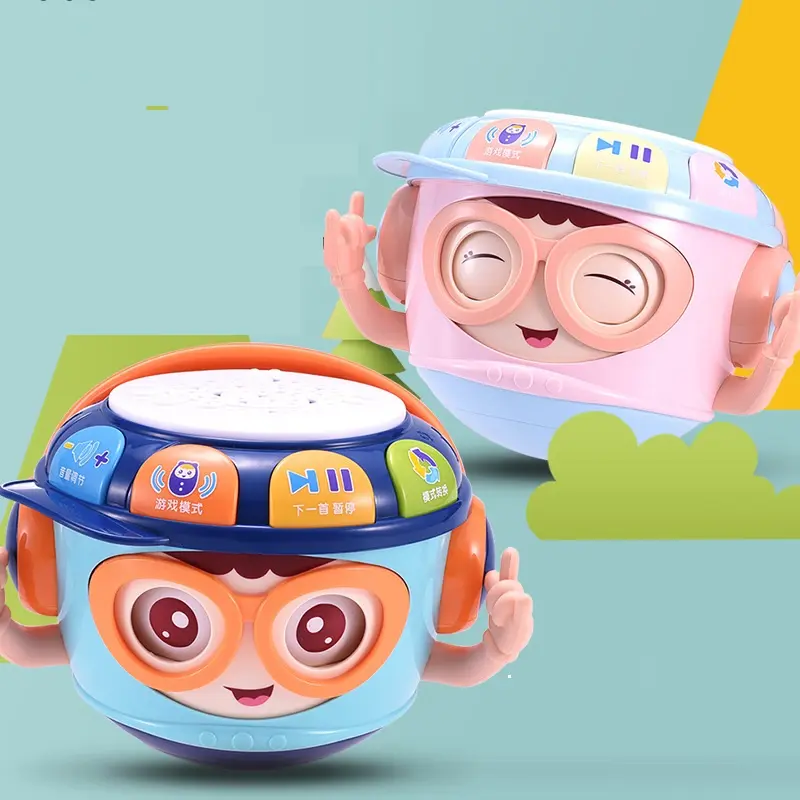 Wholesale Kids Music Electronic Hand Drum Set Educational Baby Puzzle Toys For Kids Learning