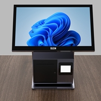 POS-система BUSIN с двумя сенсорными экранами 15,6+11,6 дюймов, ОС Windows 7/10/Android, памятью 2/4 ГБ и хранилищем 64 ГБ, в продаже