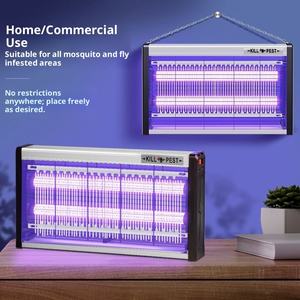 Lâmpada Elétrica Mata-Mosquitos Armadilha para Moscas Capturador de Moscas Repelente de Mosquitos Montado na Parede Interno - Product Image 3