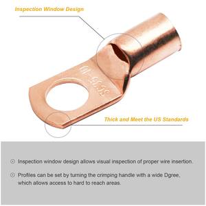 Terminales de Anillo para Ingeniería Química 685 de Latón, Estilo Europeo, Juego de 120 Terminales de Ojo de Pescado en Caja - Product Image 3