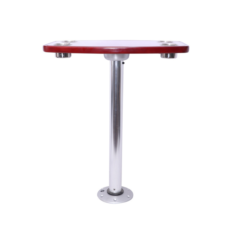 Table legs with four cup holders, tabletop includes four cup trays