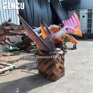 Decorazione del parco realistico 3D Dino Robot modello di dinosauro animato con le ali - Product Image 6