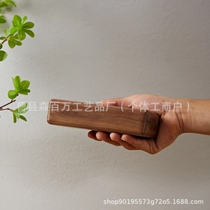 Walnut Wood Eyeglass <b>Case</b> Rectangle Portable Storage Box <b>For</b> <b>Glasses</b> - Product Image 2