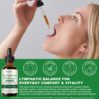 Liquide de soutien naturel pour la détoxification et le drainage lymphatique, soutien immunitaire et antioxydant