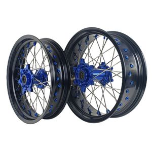 Ruedas Supermoto de Aleación de Aluminio de 17 Pulgadas de Alto Rendimiento para <span class=keywords><strong>Yamaha</strong></span> <span class=keywords><strong>WR</strong></span> 450F 2003-2015 Repuesto de Motocicleta Condición <span class=keywords><strong>Nueva</strong></span> - Product Image 5