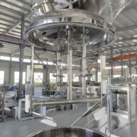 Émulsifiant d'homogénéisation sous vide de type hydraulique 500L cosmétique Mayonnaise Lotion pommade homogénéisateur émulsification mélangeur Machine