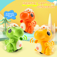 Jouets éducatifs pour enfants, voitures miniatures à friction en plastique ABS, animaux de dessin animé, dinosaures, prix bas, unisexe, pour les enfants de 3 ans et plus