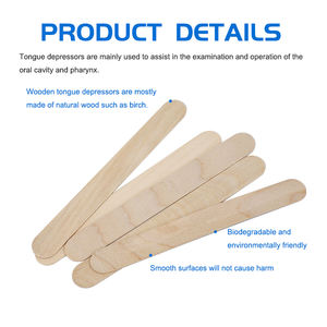 <span class=keywords><strong>Depresor</strong></span> de Lengua Desechable de Madera, Espátula Médica de Madera, <span class=keywords><strong>Depresor</strong></span> de Lengua con Medidas - Product Image 3