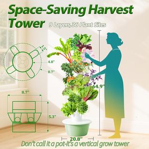 Système de culture hydroponique et aéroponique vertical à 11 niveaux, arrosage automatique, serre intérieure <span class=keywords><strong>pour</strong></span> plantes - Product Image 4