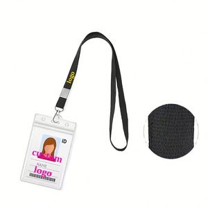 Étiquettes personnalisées avec logo imprimé et porte-badge personnalisé pour les salons professionnels, les événements, impression numérique, pelliculage - Product Image 1