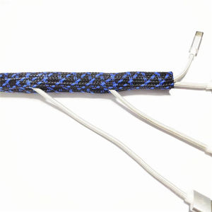 ZSC Self-Overlapping spiral Wrapping <b>Cable</b> <b>Sleeve</b> Resistance Insulation Braided Cord Protector Wire Loom - Product Image 4