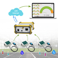 Easemind G7-AD-SH LoRaWAN Gateway 433MHz Medidor de Humedad del Suelo Analógico Inalámbrico Protocolo TCP/Modbus TCP Activo 2 Años de Garantía