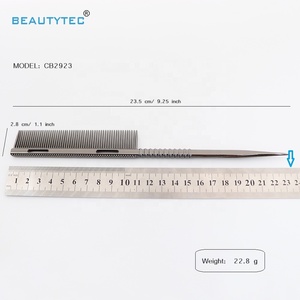 Outil de peignage essentiel de <span class=keywords><strong>Barber</strong></span> <span class=keywords><strong>Peigne</strong></span> en aluminium de qualité supérieure pour le confort et l'efficacité - Product Image 4