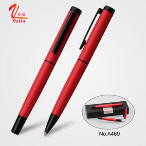 Bolígrafo negro mate de lujo de oro rosa, bolígrafos de punta redonda, bolígrafo personalizado - Product Image 6