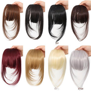 วิกผมปรับแต่งได้พร้อมหน้าม้าปัดข้าง คลิปหนีบผมทนความร้อนสูง สำหรับสวมใส่ทุกวัน - Product Image 4