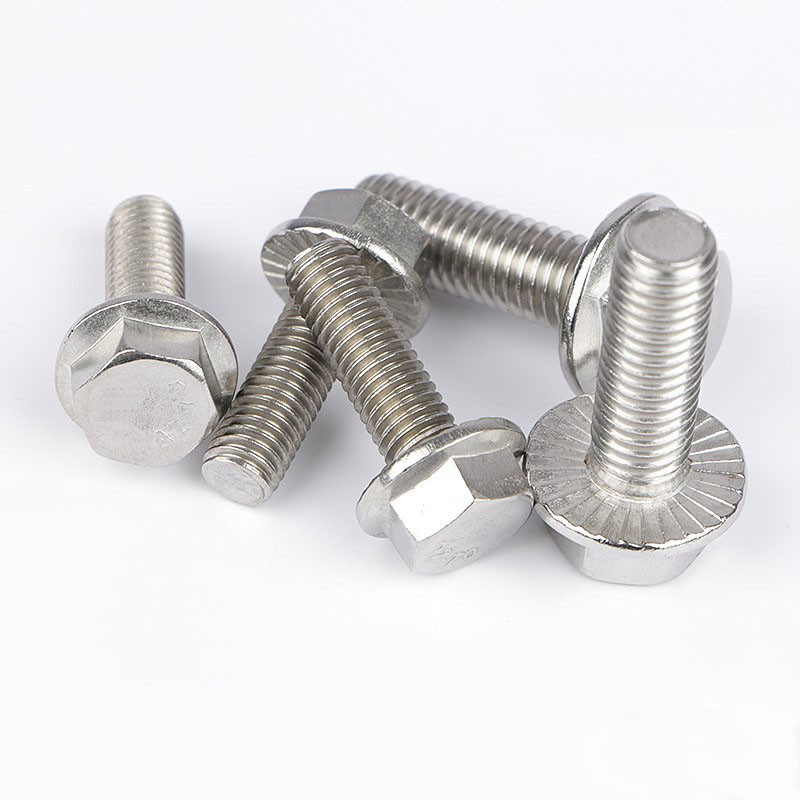 Fastener Manufacturer Stainless Steel Hex Flange Bolts DIN6921