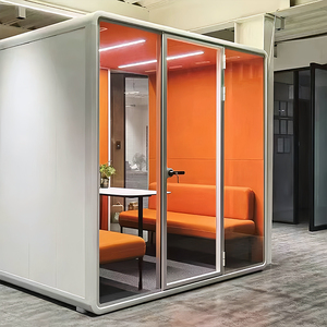 Âm thanh cách nhiệt môi trường thân thiện với gian hàng điện thoại kích thước lớn cách âm tấm vải cho nhiều màu sắc tùy chọn cuộc họp Pod - Product Image 2