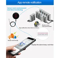 Thermomètre hygromètre de charge USB intelligent Tuya avec batterie rechargeable Zigbee activé pour les mesures de température externe