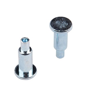 <span class=keywords><strong>Rivet</strong></span> semi-tubulaire d'épaule de tête plate d'étape plaquée de zinc d'acier de fer de fournisseur de la Chine - Product Image 1