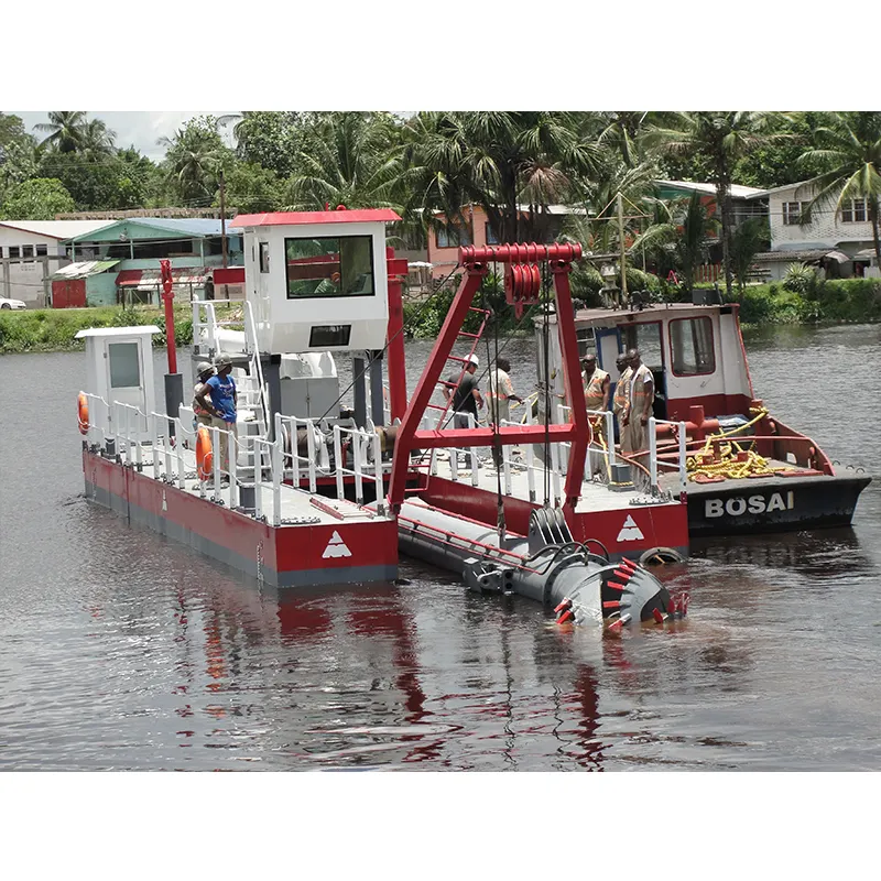 व्यापक इस्तेमाल किया हाइड्रोलिक कटर चूषण dredgers के साथ 800-8000 एम/घंटा