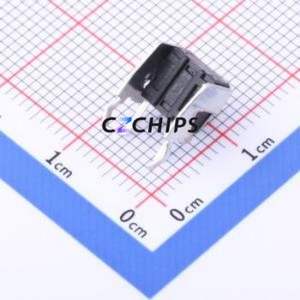 TC-6615-6-160G Tactile Switch Bent Lead Through Hole-4P,6x6mm Switch Single Pole Single Throw Round Button 1.6N Right Angle - Product Image 2