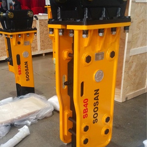 Martillo hidráulico de nueva condición tipo TOP SB 40 para excavadoras de 4-7 toneladas para cargadora Bobcat con motor y núcleo de cincel - Product Image 1