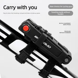 Lucchetto a Combinazione in Acciaio per <span class=keywords><strong>Bicicletta</strong></span>, Leggero e Pieghevole, <span class=keywords><strong>Antifurto</strong></span> per Bici da Montagna, Strada ed Elettriche - Product Image 3