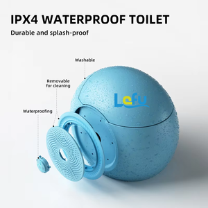 Intelligent Multicolor <strong>Blue</strong> Speakers Egg Shape Floor Mounted Water Closet Bathroom Automatic Ceramic Smart <strong>Toilet</strong> Bowl for Home - Product Image 3