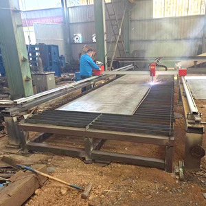 हल्के-शुल्क गैन्ट्री स्टील प्लेट काटने वाली मशीन धातु काटने की मशीन ऑपरेशन बहुत सरल प्लाज्मा कटिंग मशीन है - Product Image 2