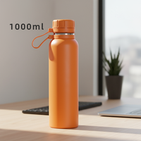 Bouteille isotherme sport OEM en acier inoxydable grande capacité, design portable, infuseur à thé, isolation thermique 6-12 heures, légère