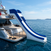 Toboggan gonflable hermétique de bateau flottant d'équipement de l'eau de Super yacht pour des yachts