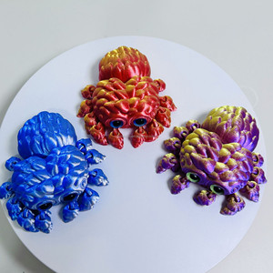 Stampa creativa 3D di simulazione carina e ragno mobile giunto, un popolare modello di giocattolo per la creazione di bancarelle - Product Image 3