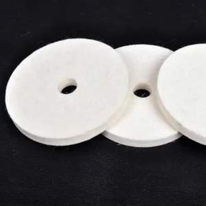 5 disques de polissage en feutre de laine pour finition miroir, pour marbre et métal, roues de polissage à lamelles en feutre de laine - Product Image 1