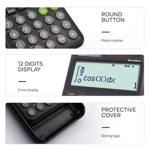 เครื่องคิดเลขวิทยาศาสตร์แบบสองบรรทัด รุ่น 991ESP สีสันสดใส ผลิตจากพลาสติก สำหรับนักเรียน พร้อมฟังก์ชัน 417 ฟังก์ชัน - Product Image 3
