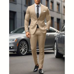 <span class=keywords><strong>Costume</strong></span> <span class=keywords><strong>homme</strong></span> sur mesure en gros, coupe ajustée, 2 pièces, <span class=keywords><strong>costume</strong></span> de bureau, <span class=keywords><strong>costume</strong></span> de <span class=keywords><strong>mariage</strong></span> de haute qualité pour <span class=keywords><strong>homme</strong></span> - Product Image 3