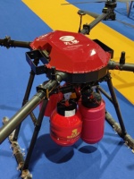 Drone lanceur de boules extinctrices automatiques pour le contrôle des incendies, équipement aérien auto-activant à poudre sèche pour la lutte contre les feux de forêt