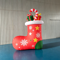 Décoration de Noël gonflable personnalisée en forme de bonhomme de neige, en tissu Oxford, pour intérieur, maison, fête, événement, exposition